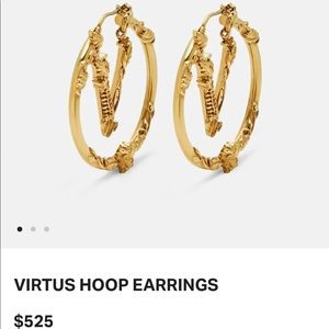Gold Versace Earrings